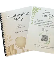 Handwriting Help - CURSIVE Penmanship Practice Workbook