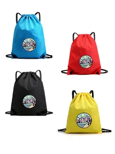 Waterproof Drawstring Backpack, Lightweight Gym Bag, Role-Playing Pattern Print, Suitable for Football Basketball School Sports Travel Gift