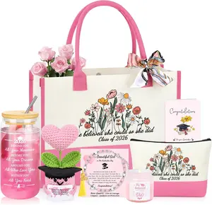 Graduation Gifts for Women Her 2026, High School College Class of 2026 Graduation Gifts for Women Her Basket Set of 7