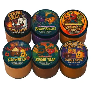 Double Dipped Sugar Scrubs - Pro Grade— ultra-luxe, exfoliating scrubs that buff, hydrate, and leave you glowing. Infused with sweet oils & bold scents. Each duo is a sensory experience. Smell edible. Scrub different.