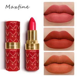 Matte Nude Lipstick, Moisturizing Waterproof Long-Lasting, Easy Application, Natural Glossy Finish, Perfect for Daily Use, Parties, Gifts