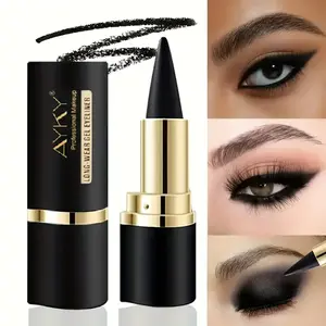 1pcs 24 Hour Long Lasting Eyeliner Gel Pen, Matte Finish, Quick Dry, Waterproof, No Smudge, Suitable for Eyes and Lips, Daily and Party Makeup