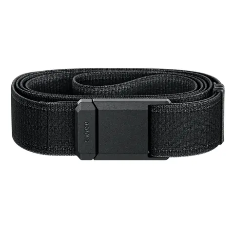 Groove Life Groove Belt Flex, Stretch Belt for Men with Magnetic Buckle, Adjustable Fit for Travel, Everyday, & Casual Wear - One Size Fits Most (Up to 44")