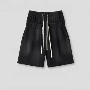 Core Double Waist Shorts (Black)