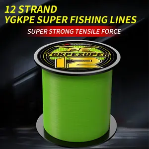 12-Strand 500M Braided PE Fishing Line - Multi-Color & Multiple Strength Options, Smooth & High Abrasion Resistant, Suitable for Freshwater & Saltwater Fishing, Ideal for Anglers