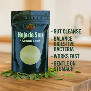Denali Natural Products Senna Leaf 3.5oz Powder Hoja De Sen Ultimate Gut Cleanse Tea Stomach Cleanse Balance Stomach Bacteria Colonoscopy Prep Colon Cleanser FDA Approved