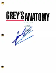 Isaiah Washington Authentic Autographed Grey's Anatomy Pilot: A Hard Day's Night Script