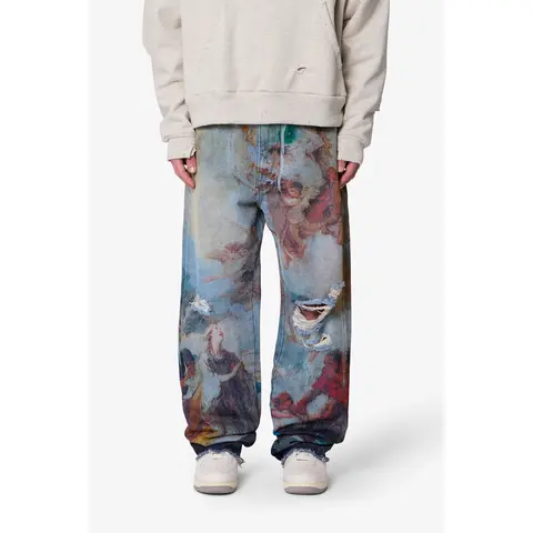mnml Ultra Baggy Angel Denim - Multi