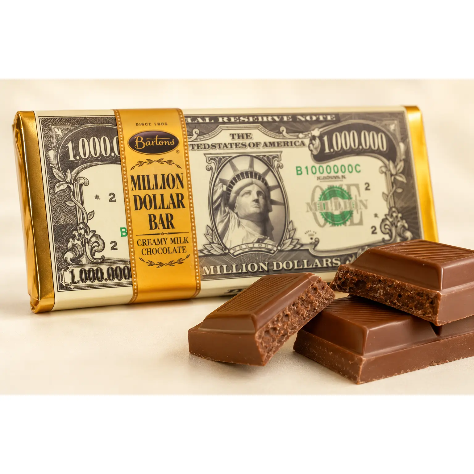 Million Dollar Milk Chocolate Bar 12 ct.