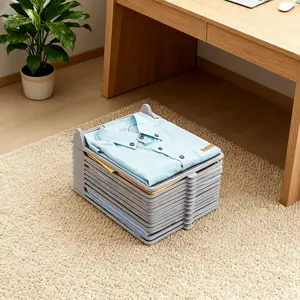 【Lazy Person's Clothing Organizer】Shirt Folding Board | Simply Durable, Flip to Fold | Suitable for Home Wardrobes / Closets, Saves Space and Easy to Access | Clothing Organizer