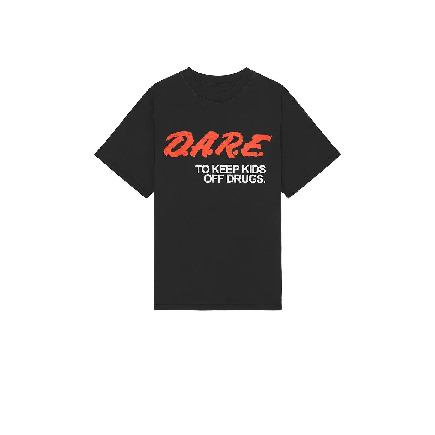 Philcos D.A.R.E. To Keep Kids Off Drugs Boxy Tee in Black Pigment Unisex