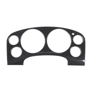 Carbon Fiber Dashboard Speedometer Panel Cover Trim - ABS Car Interior Sticker Decoration, Durable Precise-Fit Auto Parts Accessories for 2007-2013 Chevy Suburban, Tahoe, Avalanche & GMC Sierra, Yukon Cars Accessories