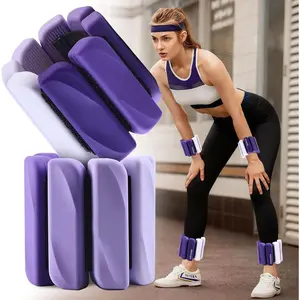 Wrist & Ankle Weights for Women and Men, 2lbs/4lbs Pairs Adjustable  Weighted Bangles for Arm &  Workouts,  for Pilates, Barre, Yoga, Walking &  Fitness