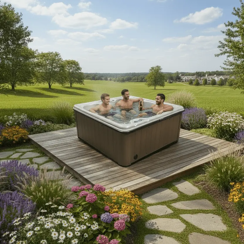 Cyanna Valley Supreme X Spa - 6-Seat Luxury Spa with Dual-Pump Jet Power & Advanced Heating for Ultimate Relaxation & Performance