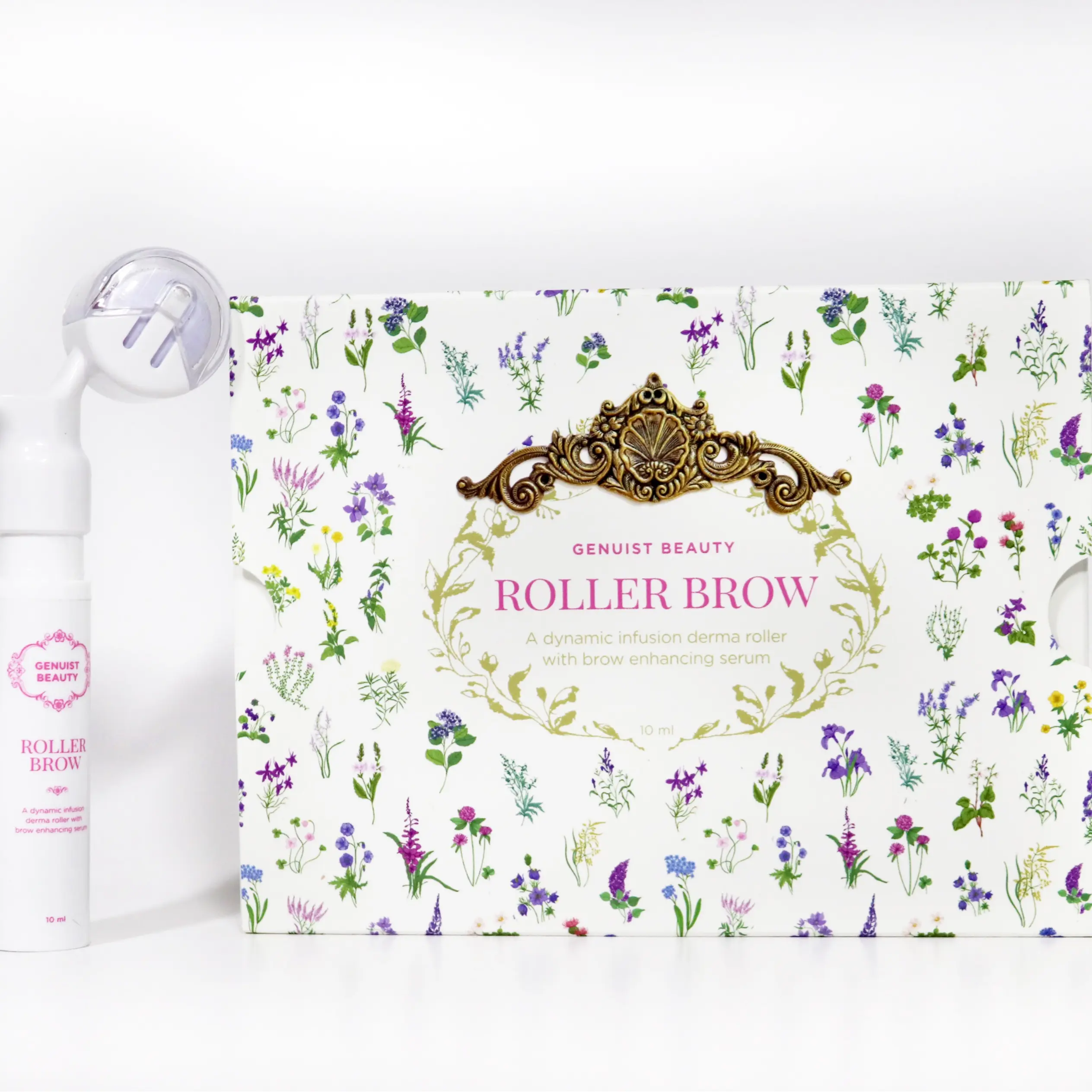 Roller Brow: Dynamic Infusion Brow Derma Roller with Brow-Enhancing Serum