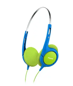 PHILIPS | Headband Headphones for Kids - Adjustable Steel Headband, 32mm Neodymium Speakers, 3.5mm Cord, Supra-aural Fit, Safe 85dB Volume, Durable & Comfortable