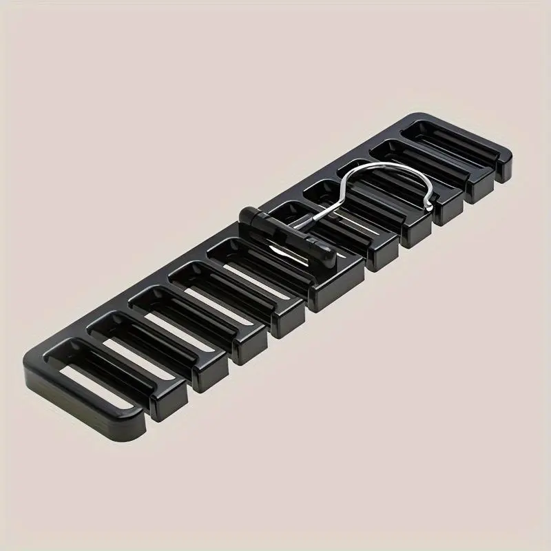 Space saving multifunctional belt hanger - perfect for belts, ties, scarves | Durable wardrobe organizer with multiple compartments, clothes hanger, Adjustable Hooks Hanger, Plastic Hangers