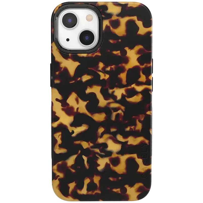 Casely iPhone 13 Case | Shell Shocked | Tortoise Print | Bold Protective Design | Compatible with MagSafe