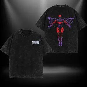 Magneto Gift for movie fans Top Apparel Classic Oversized Seamless Simple Straight Man designer shirts Men's Regular Fit Floral Print Tee Heavyweight Cotton T-Shirts