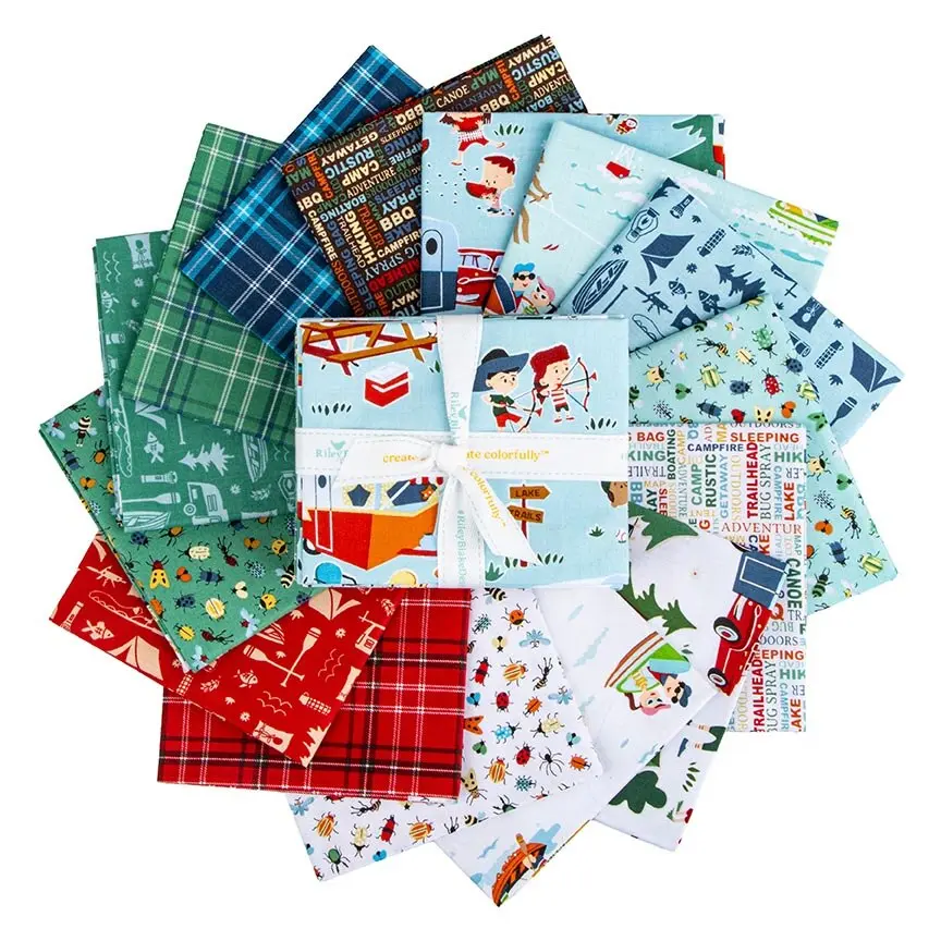 Fabric Riley Blake Happy Haven 15pc Fat Quarter Bundle FQ-17620-15