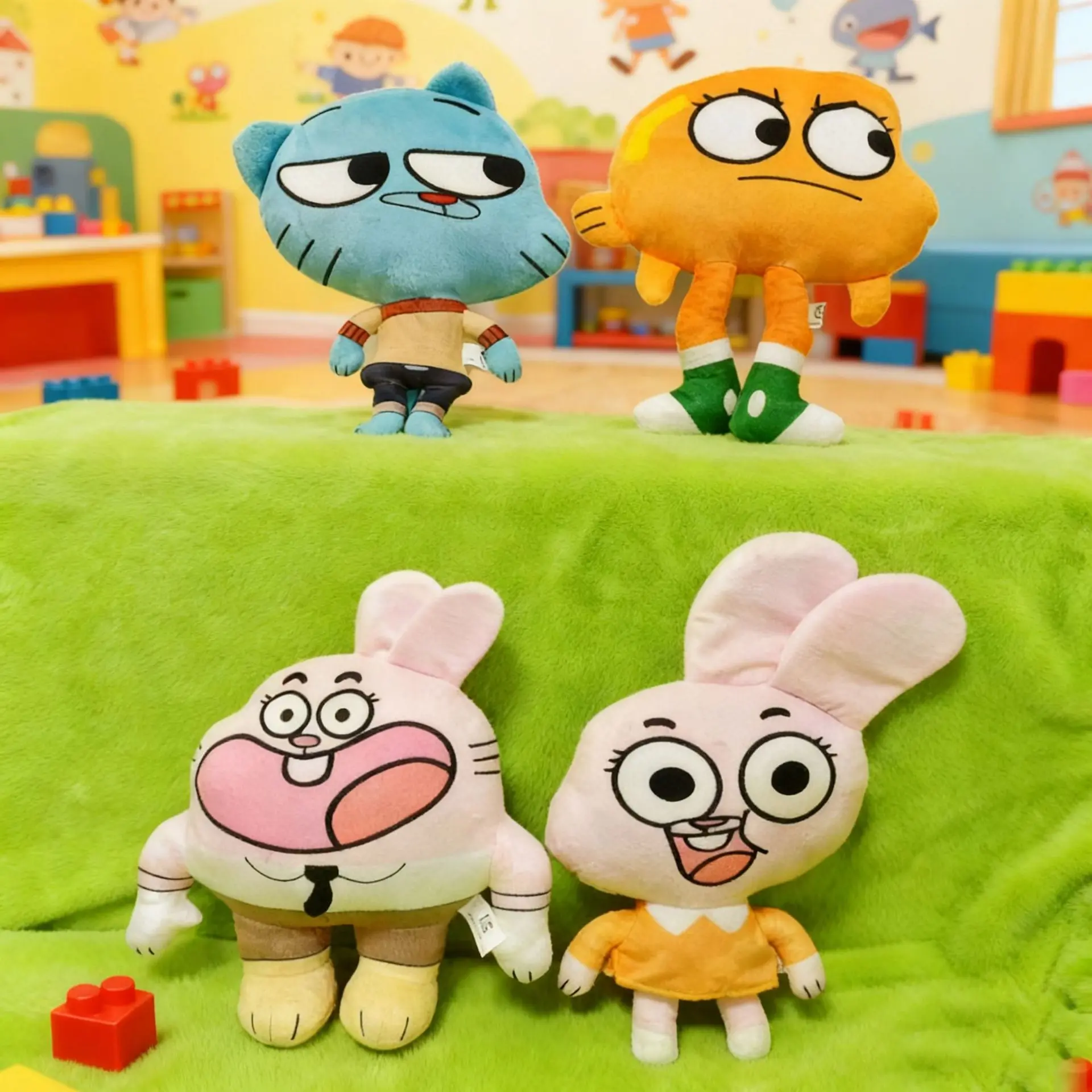 Colorful Cartoon Style Plush Doll - Fun Character Stuffed Toy 25-30cm