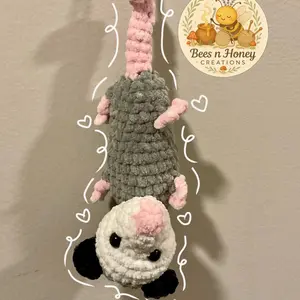 Crochet Hanging Opossum
