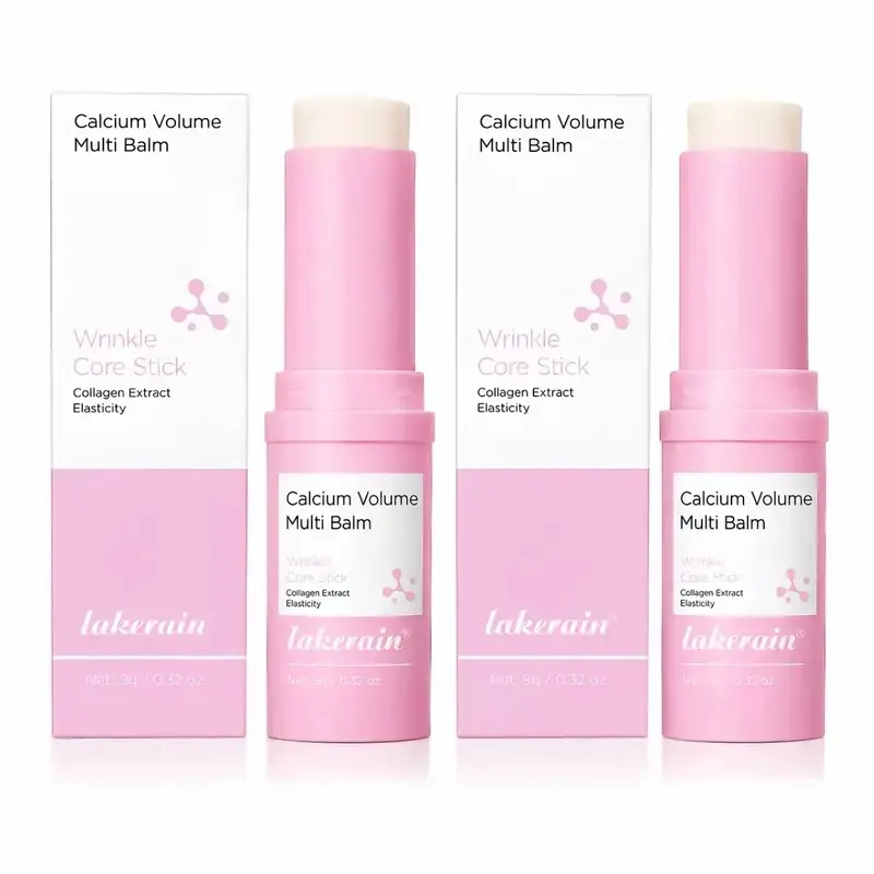 Calcium Volume Wrinkle Bounce Balm Stick - All-Over Hydrating Eye & Face Stick with Collagen, Hydrates, Locks in Moisture, Targets Fine Lines & Dry Patches, Boosts Skin Elasticity for Midlife Skin, Hydrate