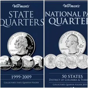1999-2009 State Quarter Collector's Folder, National Parks Quaters