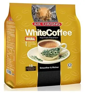 AIK Cheong White Coffee 3 in 1 Original Flavor 600 gram (15 Sachets x 40g)