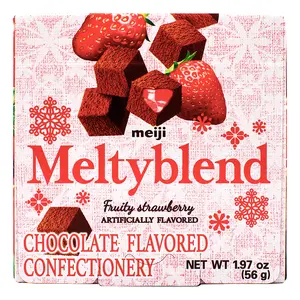 Meiji Chocolate Melty Blend, Strawberry Flavor 2.11 oz