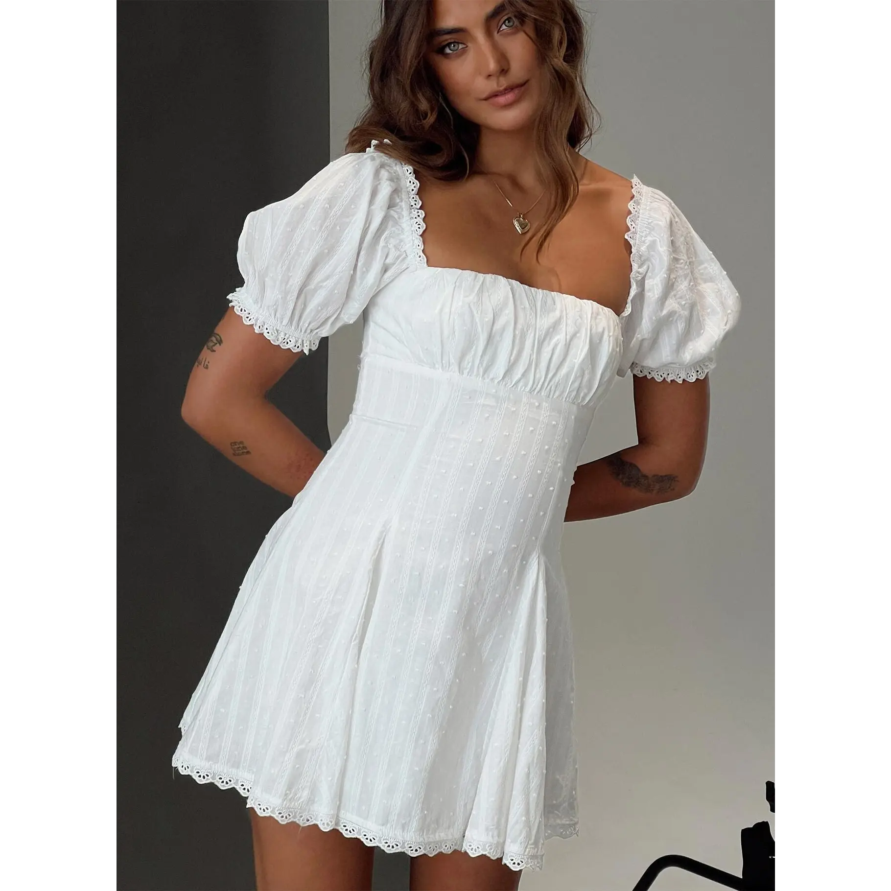 strapless open back dress Cannelloni Mini Dress Red main image 0