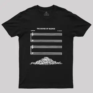 The Sound Of Silence music sheets Classic Geek T-Shirt
