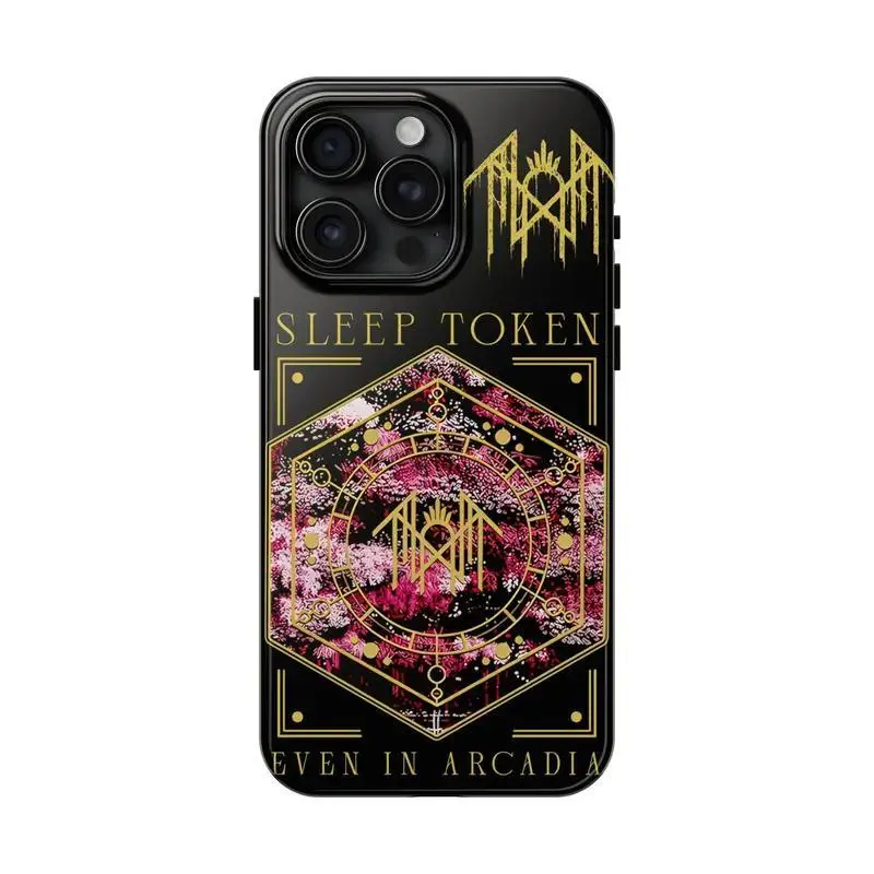 Sleep Token Even In Arcadia Collection Metal Rock Band Music Themed Phone Case Premium Matte Texture, Protection, Shockproof, Anti-Drop, Anti-Fingerprint For IPhone 17-12, Pro Max, Pro Plus, and Samsung S25-22 Protection Safety