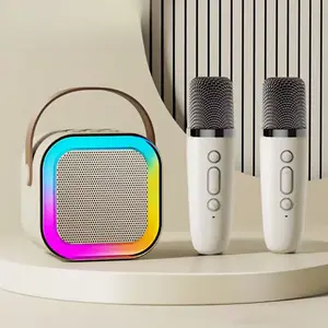 NEW Hot K12 Bluetooth Speaker Portable Home Cute Karaoke Mini Wireless Audio with Microphone K Song Family Singing Machine