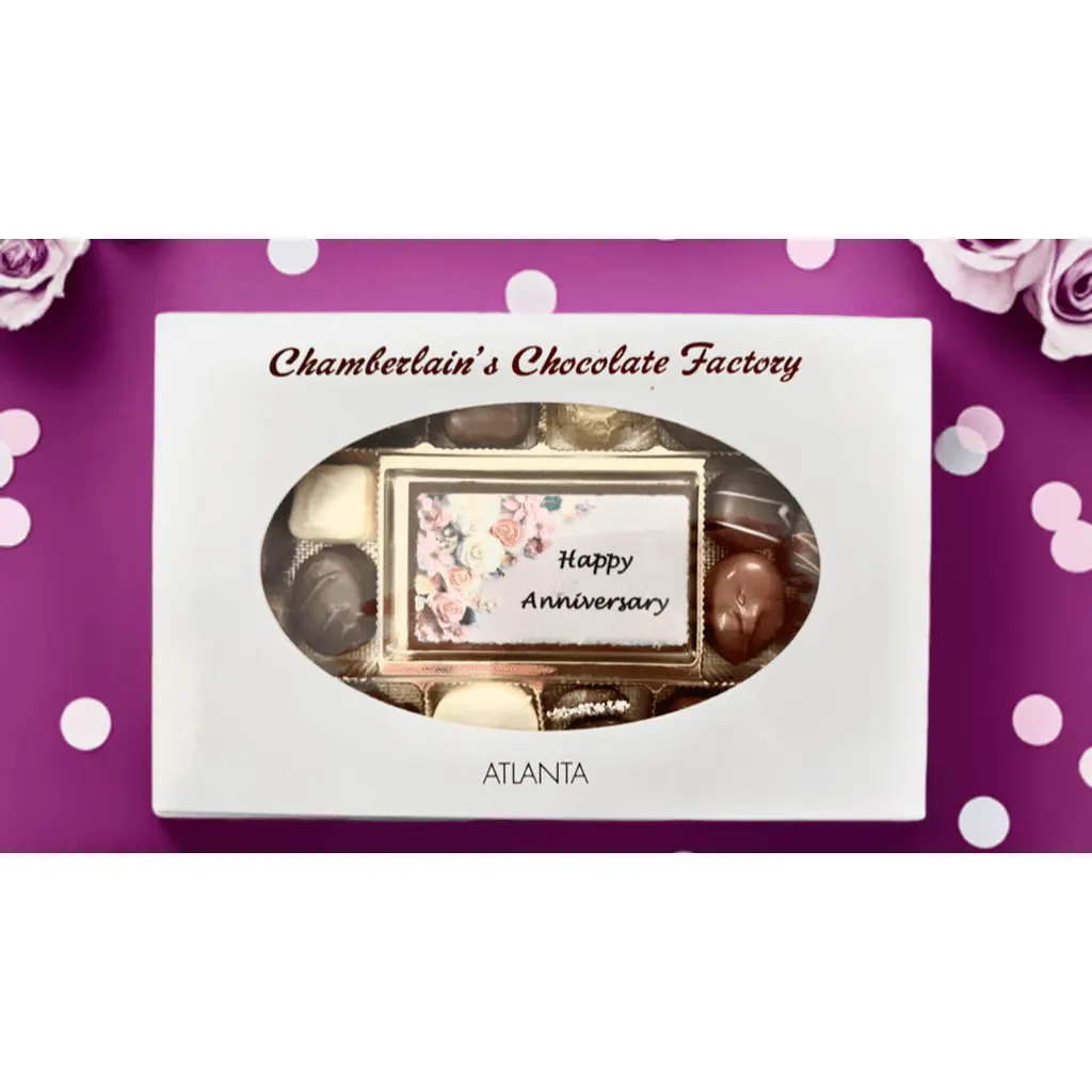 Happy Anniversary Chocolate Bar and Gift Box Assortment