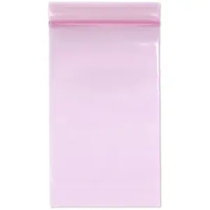 Plymor 3" x 5", 4 Mil Heavy Duty Anti-Static Zipper Reclosable Plastic Bags