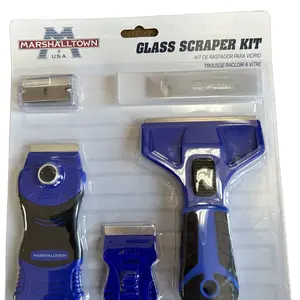 Glass Scraper Kit with Blades and Replacement Blades