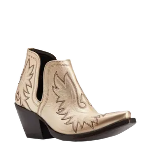 Ariat Ladies Dixon Gold Buckle Western Booties 10042458