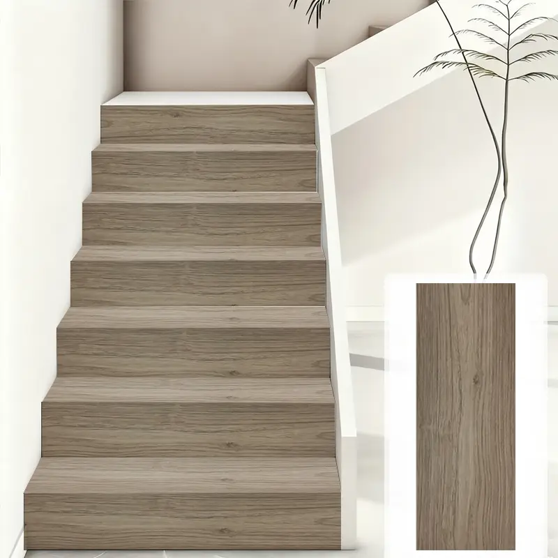 50-Piece Self-Adhesive Vinyl Flooring Tiles, Waterproof Realistic Wood Grain Pattern, Durable High Grade PVC Floor Mats for Kitchen Bathroom Living Room