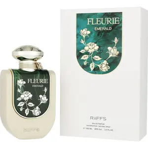 Riiffs Fleurie Emerald Eau de Parfum Spray for Unisex, 3.4 Ounce