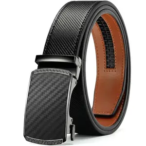 Mens Belt Leather Ratchet Belt - Customizable Fit, Effortless Style (35mm)