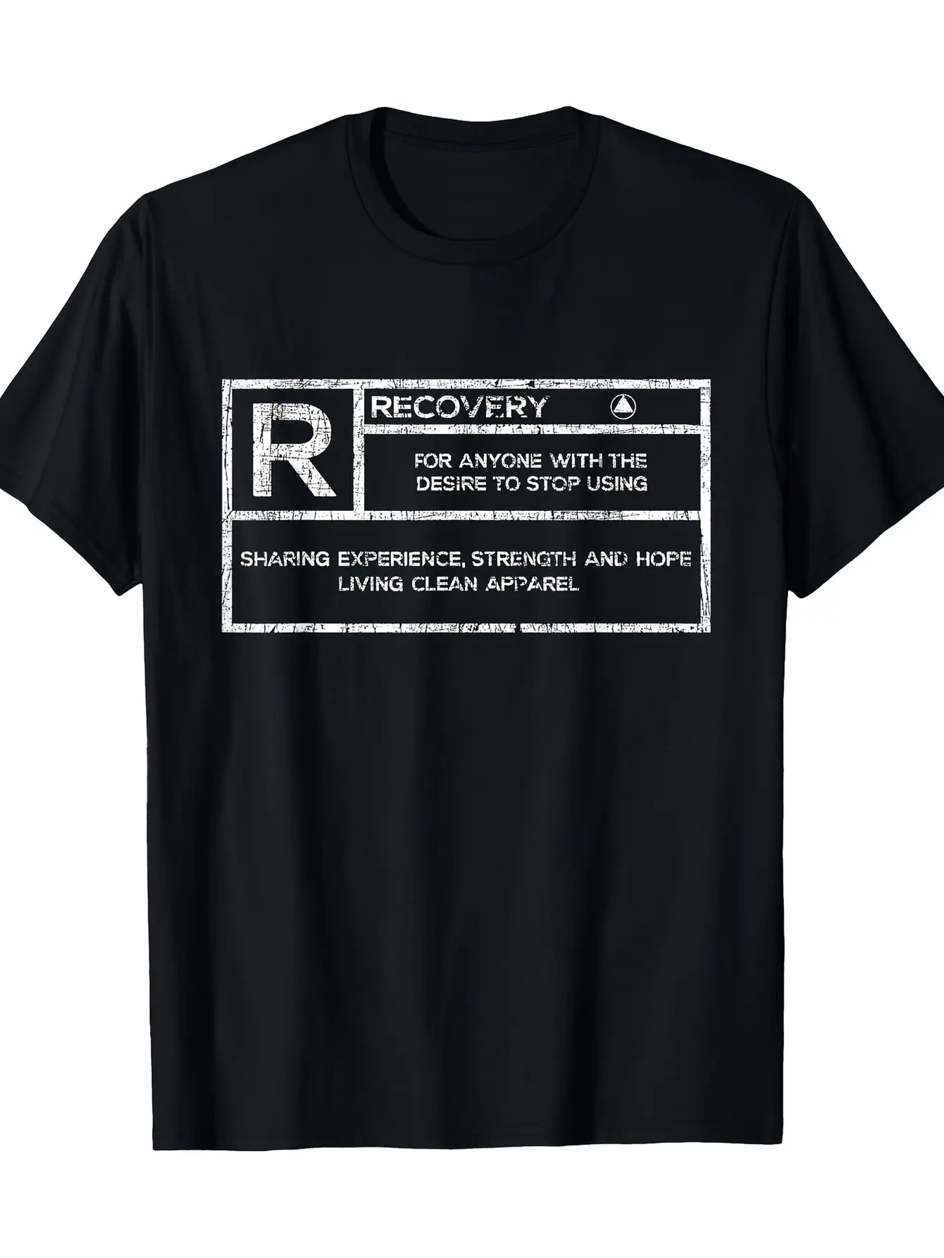 Men'S Addiction Recovery T-Shirt - AA NA Anonymous unisex soft cotton short sleeve t shirt, vintage graphic casual tee for men women teens, perfect birthday holiday gift for camping travel gym daily street casual wear