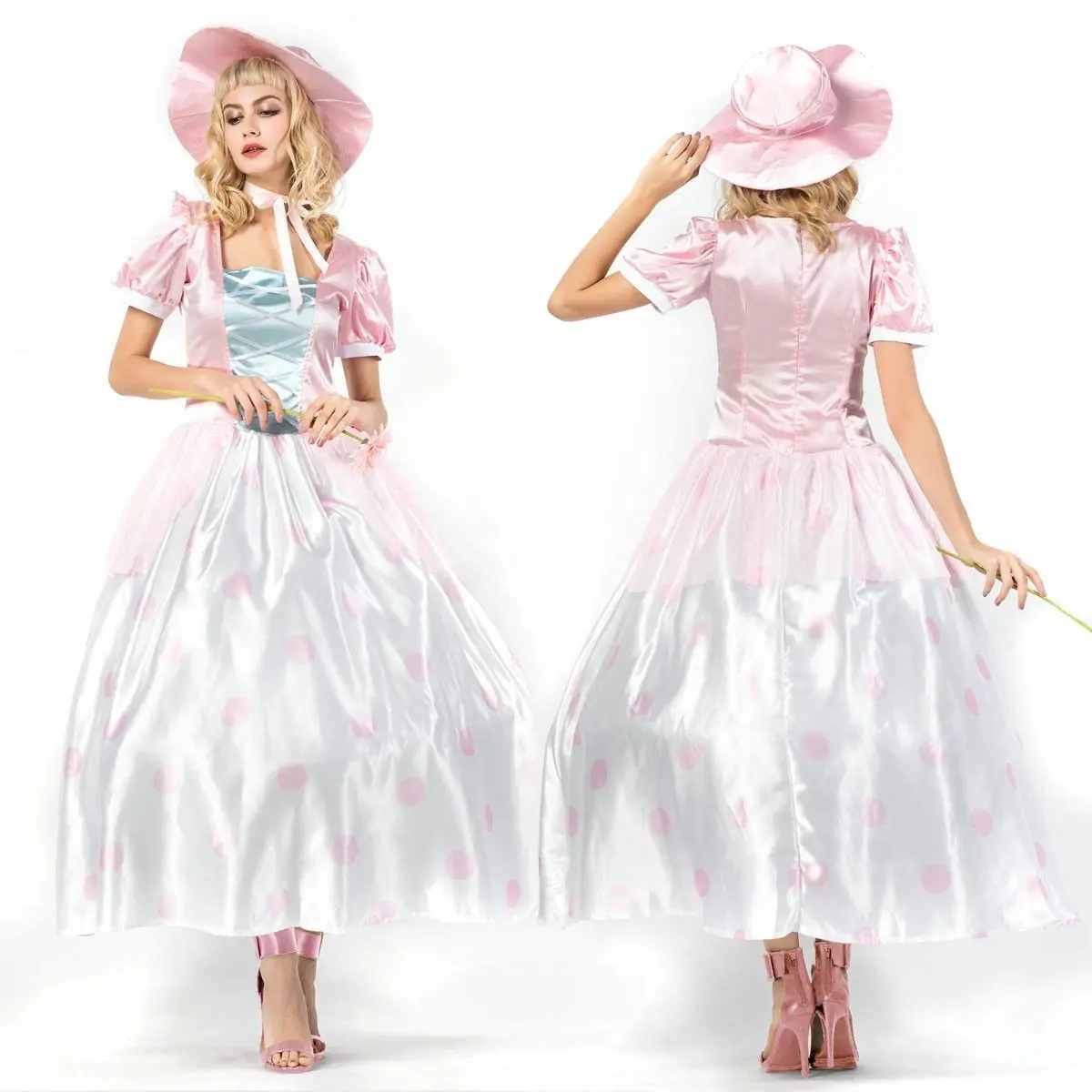 Toy Story 4 Adult Little Bo Peep Halloween Cosplay Dress Costume