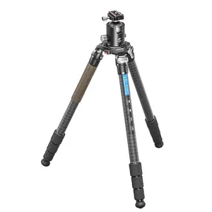Leofoto LN-404C Heavy Duty Tripod with 100mm Bowl+Platform & Bag | Ball Head/Leveling Base Kit