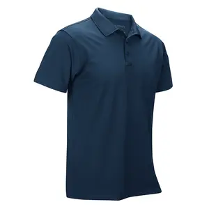 33,000ft Men's Golf Polo Shirts Short Sleeve Dry Fit Casual Workout Sports Athletic Tennis Performance Collared T-Shirt