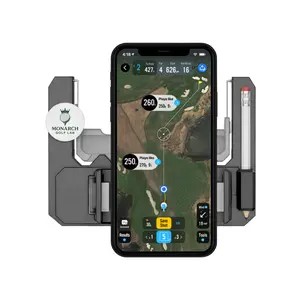 Golf Cart Steering Wheel Phone Mount Flip-Up Cell Phone Holder for Club Car with Secure Grip and Easy Access