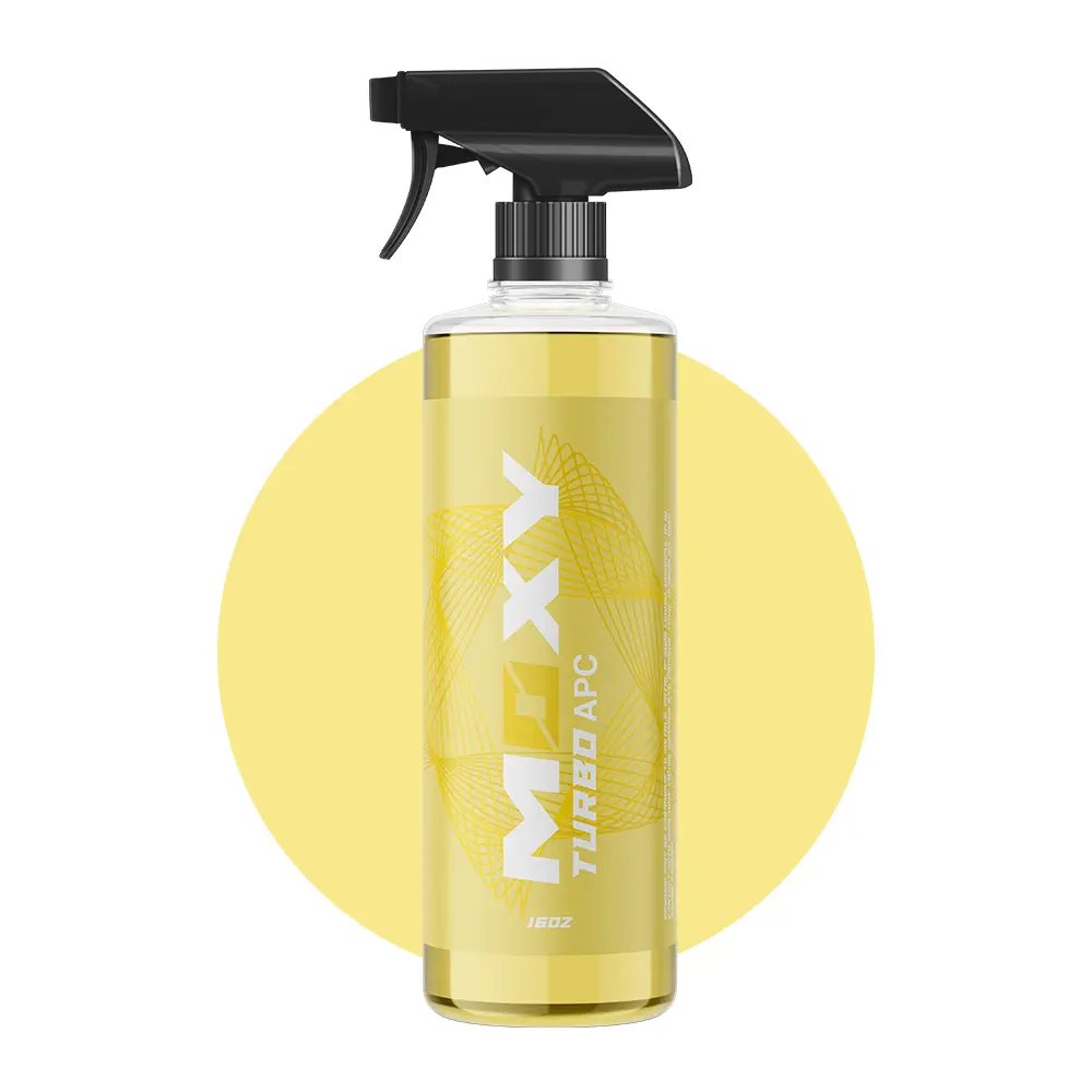 Moxy Turbo APC Ultra-Strength All-Purpose Liquid Concentrate - Heavy Duty Degreaser, Car Cleaning Agent, Engine Degreaser Cleaner, Car Detailing Products, Surface Cleaner, Fast Foam 1:10 or 50:50 Dilution Vehicle Care Solution