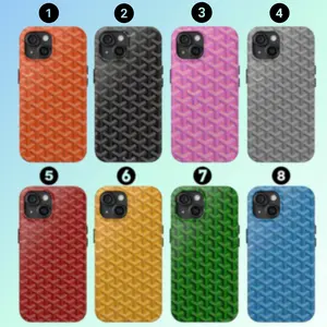 Luxury Dogtooth Print iPhone Case – Elegant French Fashion TPU Case for iPhone 11–17