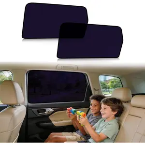 XCBYT Car Window Shades for 2017-2022 CRV |   Static Cling Rear Side Window Semi-Transparent Sunshade, UV Protection, Privacy for Kids & Pets, Easy Install, No Residue (2 PCS)