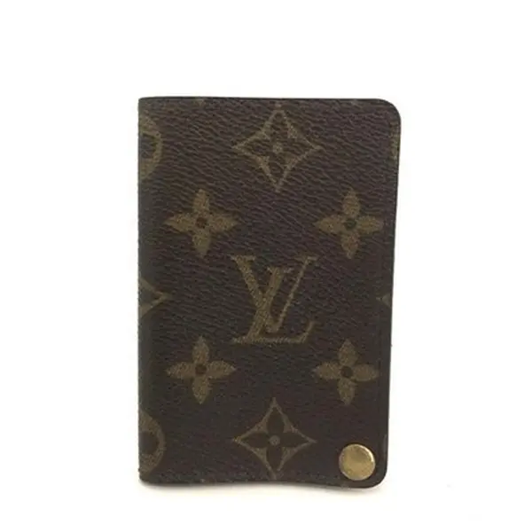Pre-owned Louis Vuitton Other Other Monogram Card Holder Credit Pression Card Case 12697832344/971178